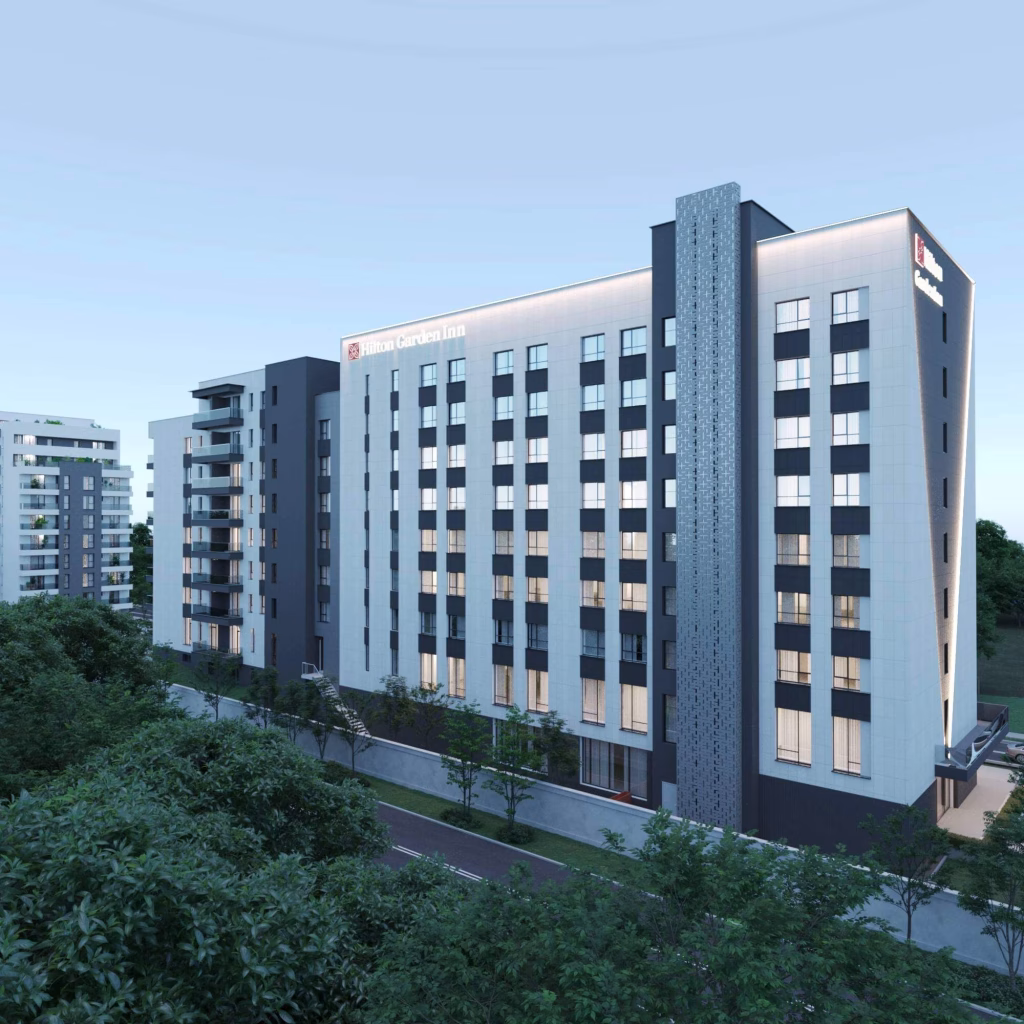Faza finala Envogue Residence cuprinde si Hotel Hilton Garden Inn