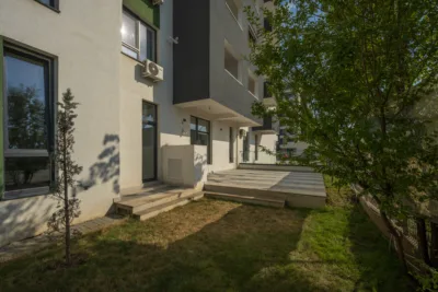 Apartamente noi finalizate situate la parter cu gradina proprie in Militari