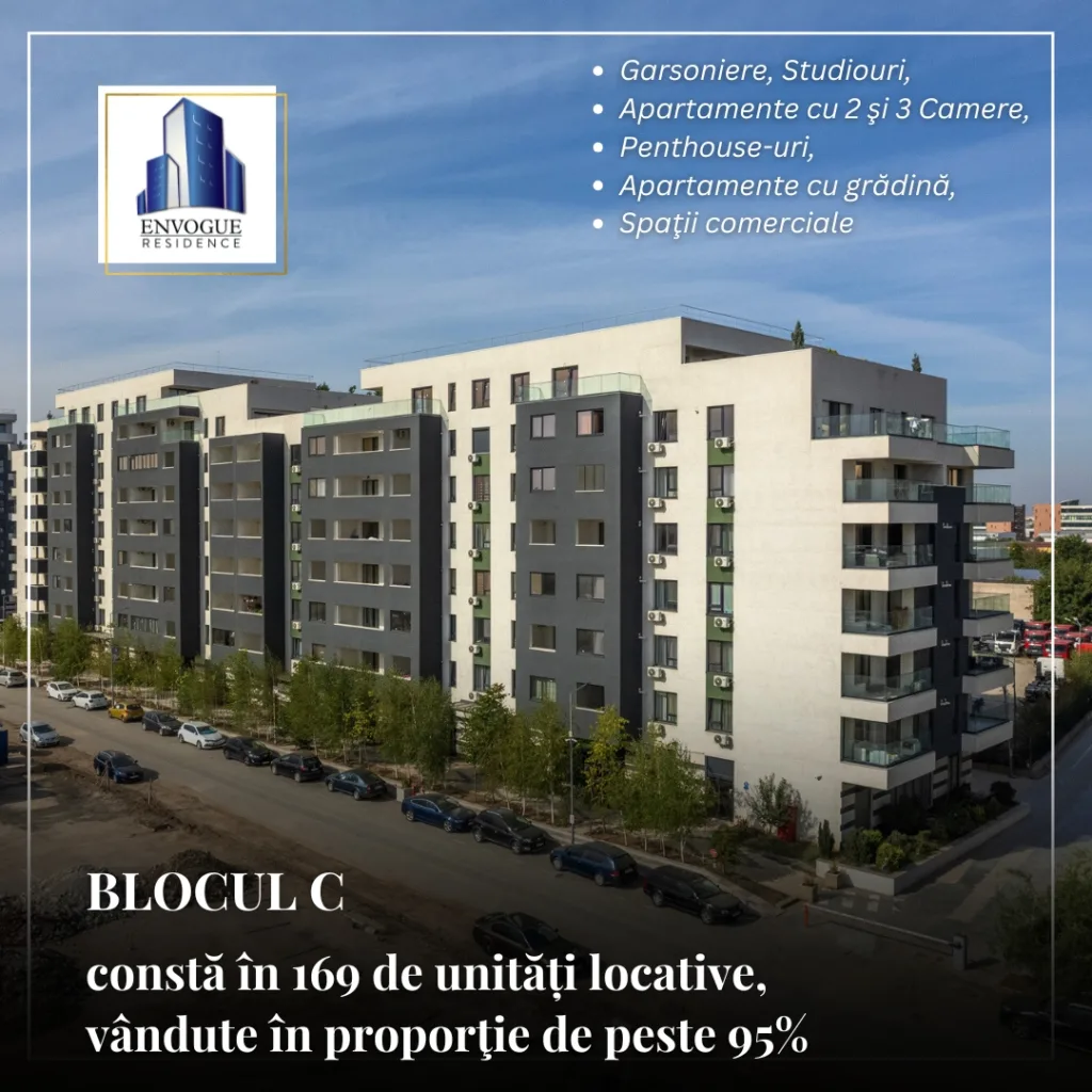 Blocul C - 169 de apartamente finalizate
