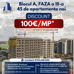 45 de apartamente noi in sector 6, Bucuresti complex Envogue Residence